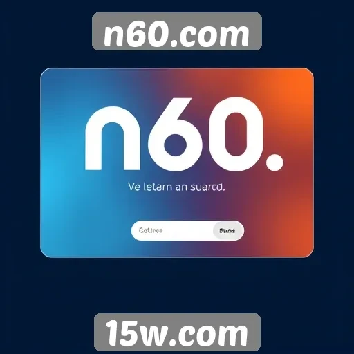 Explorando a interface do usuário do n60.com